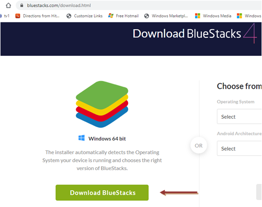 bluestacks download for windows xp